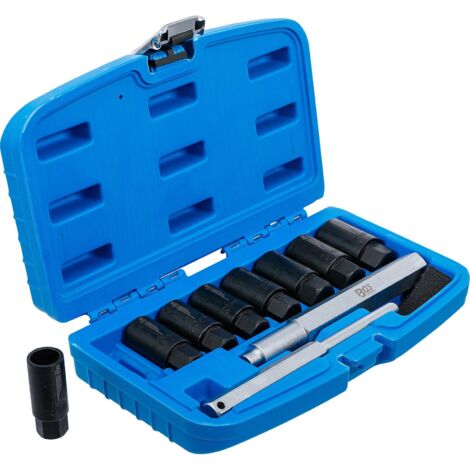 Bgs Technic – Coffret de démontage d’écrous antivol 10 pièces – Douilles coniques S45C et SCM440 – Pour démontage sécurisé des jantes (1/5)