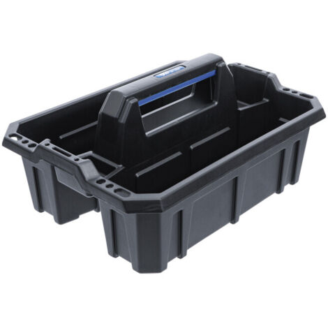 Bgs Technic – Caisse à outils ouverte en polypropylène 395 x 290 x 125mm – Compartiments séparés pour outils et petits composants – Poignée robuste