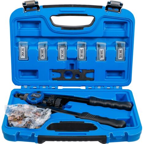 BGS Jeu de pinces pour écrous à river M3 - M10 68 pièces - 408