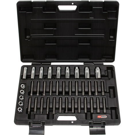 Kstools – Coffret d'outils de compression d'amortisseur 39 pièces – Chrome vanadium – Pour tous types de véhicules – Coffret plastique robuste (1/6)