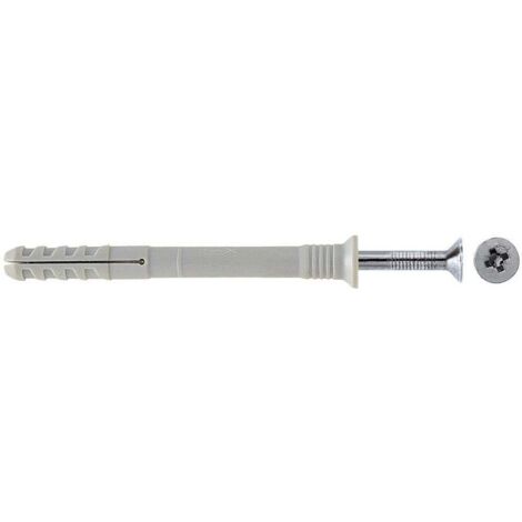 Cheville à frapper en plastique Fischer 048794 8 mm N 8 x 120 Z GP, x100 C07777