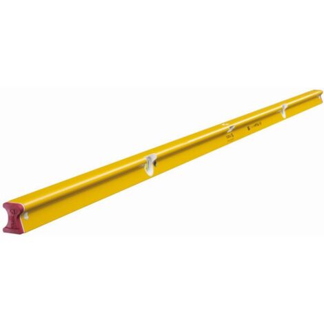 Stabila – Niveau à bulle 244 cm – Profilé rigide en aluminium – Semelle ultra-large pour stabilité – Précision ± 0,5 mm/m – 18376