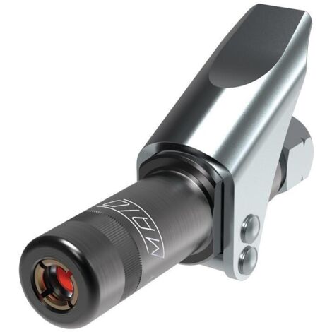 Embout de préhension de sécurité hydraulique M10 x 1 – 4 mâchoires en acier trempé – Pression découplage jusqu'à 600 bars – Compatible M10 – Mato
