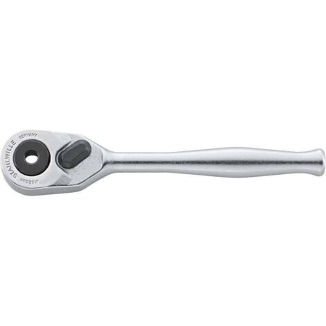 STAHLWILLE Clé à cliquet pour embouts 1/4 pouce C 6,3 et E 6,3 (1/2)