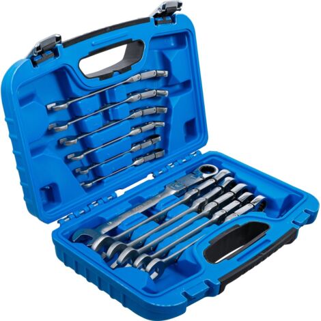 BGS Jeu de clés mixtes à cliquet à double articulation pliable 8 - 19 mm 12 pièces (1/5)