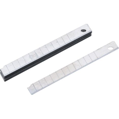 JEU DE LAMES DE RECHANGE 9MM 10 PIÈCES BGS DIY 97973 (1/3)