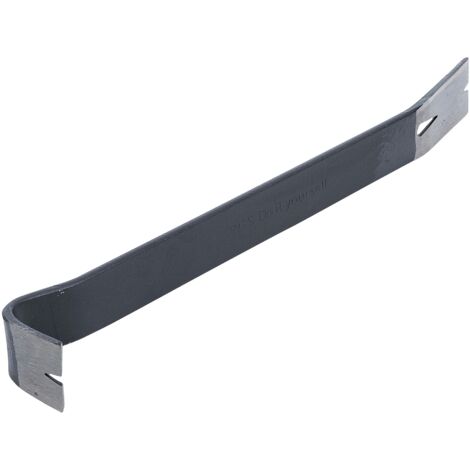 Pied de biche plat 380 mm – Acier forgé – Griffes plates pour levage d'objets lourds – Rainure tire-clous pour polyvalence