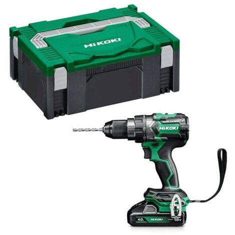 Perceuse-visseuse à percussion sans fil HiKOKI DV18DC (4,0 Ah) (HSC II) + 2x batteries BSL1840M (1/4)
