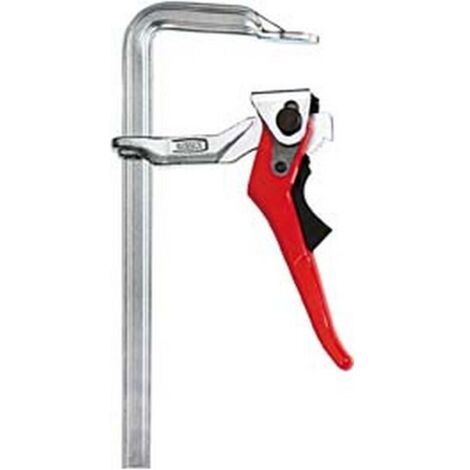 Bessey – Presse à serrage rapide GH50 – Aluminium noir et rouge – Capacité de serrage 500 mm – Force jusqu'à 8500 N – Design ergonomique
