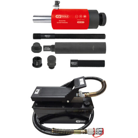 KS Tools - Unité hydraulique 22 t avec pompe hydropneumatique, 13 pcs - 440.9995