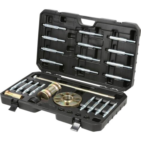 Kstools – Jeu d’extracteurs universels de moyeux de roues – Extraction arbres d’entraînement rouillés – Pour moyeu à 3, 4 et 5 trous – Acier spécial – Mallette robuste (1/7)