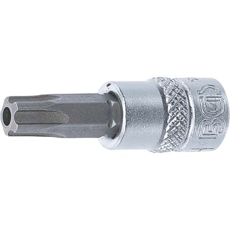 BGS Douille à embouts 6,3 mm (1/4") profil TS (pour TX Plus) avec perçage TS40 (1/2)
