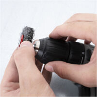 Brosse Circulaire STIER 26mm - Pour Perceuse, Queue 6mm | Acier Ondulé