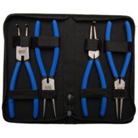 BGS Jeu de pinces à circlips 225 mm 4 pces - 650