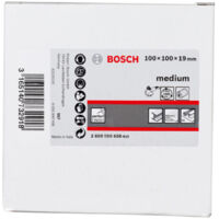 Rouleau abrasif en non-tissé Bosch pour finition satinée 19 mm moyen 100 mm