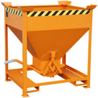 Bauer Südlohn conteneur silo SG 375, peint, jaune-orange