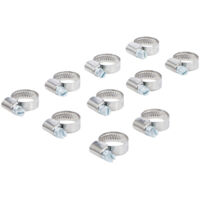 BGS Colliers inoxydable 12 x 20 mm 10 pièces