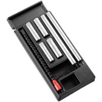 Facom – Coffret cliquet et douilles 7 pcs – Clé à bougie 3/8" – Bras d'insertion flexible – Insert en plastique pour bougies d’allumage