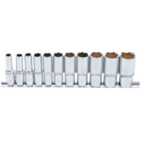 Jeu de douilles six pans longues BGS TECHNIC - 10 mm - 11 pcs - 2756