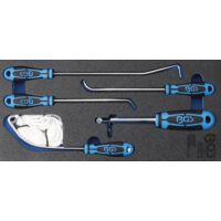 BGS Garniture pour servante d'atelier 1/3 : Jeu d'outils pour pare-brise 5 pièces - 8002