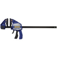 Irwin – Pince de serrage Quick Grip XP 1250 mm – Col de cygne 92 mm – Pression d'appui 250 kg – Course 95 mm pour applications de collage