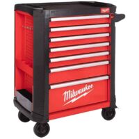Facom – Caisse à outils mobile 4 compartiments – Servante roulante avec 4 tiroirs – Charge maximale 85 kg – Surface de travail agrandie 25%