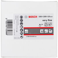Rouleau abrasif à lamelles Bosch avec non-tissé 19 mm super fin 100 mm