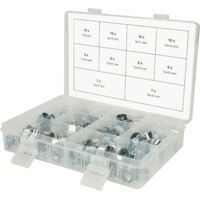 Assortiment de mini colliers de serrage KS Tools, Ø 7-18mm, 78 pcs.