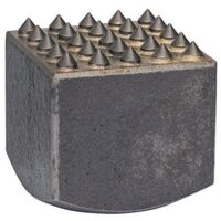 Bosch – Plaque d'arrêt en carbure de tungstène 50 x 50 mm – Accessoire pour perforateur SDS max – Pour béton et asphalte – Surface texturée