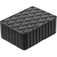 Bgs Technic – Cale en caoutchouc pour pont élévateur – Protection contre les dommages – Dimensions 160 x 120 x 60 mm – Dureté Shore 85° ± 5
