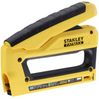 Stanley – Agrafeuse-cloueuse à main pour agrafes 6-14mm – Corps nylon composite léger – Réglage pression pour divers matériaux – FMHT080551