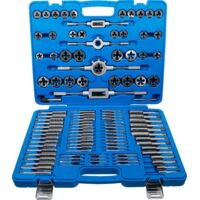 Bgs Technic – Coffret de tarauds métriques 110 pièces – Acier à outils GCr15 – Spécial filets fins – 35 tarauds et filières inclus