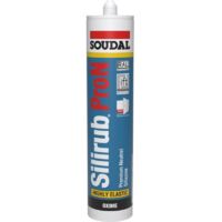 Soudal Silirub Pro Silicone neutre gris 300 ml