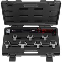 Kstools – Jeu de clés dynamométriques 20-100 Nm – 8 pièces avec mallette – Raccord à verrouillage rapide 14x18 – Pour climatisation et froid