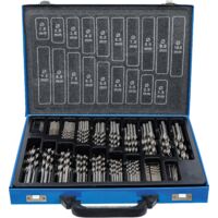 Bgs Technic – Jeu de forets hélicoïdaux HSS 1 - 10 mm 170 pièces – Arêtes meulées pour perçage précis – Mallette métallique robuste – Pour métal et plastique