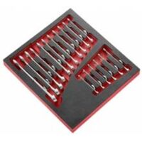 Facom – Jeu de clés 17 pièces – Dimensions 6 x 24 mm – Pour vis à tête hexagonale – Conforme VDE 1000V