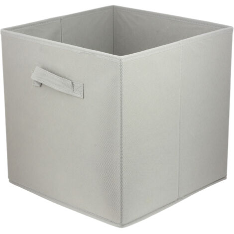 Storage Box  faltbare Aufbewahrung Boxen 31 x 31 x 31 cm  Hellbraun  1 stück (1/5)