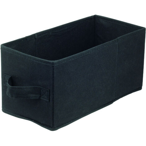 Storage Box faltbare Aufbewahrung Boxen 15 x 31 x 15 cm Schwarz 1 stück (1/5)