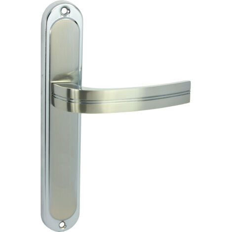 Türgriff Blind Drückergarnitur Chrom Nickel Türdrückergarnitur DEKAN M6/M9