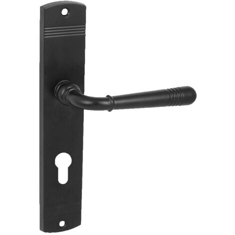 Domino Türgriff LOFT BLACK PZ-Profilzylinder 72