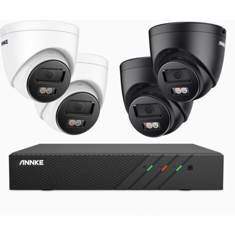 ANNKE Kit Videosorveglianza Esterno,4×5MP Telecamera Colori Visione Notturna,Rilevamento Movimento,4TB HDD (1/5)
