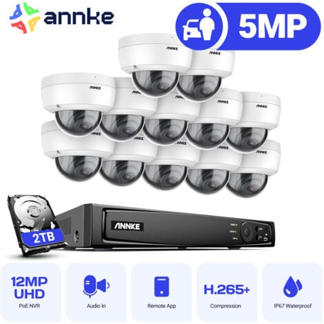 Kit Videosorveglianza ANNKE WiFi 3MP - 2 Telecamere Wireless, NVR 10CH, Visione Notturna, 2TB, Compatibile Alexa - Foto 8
