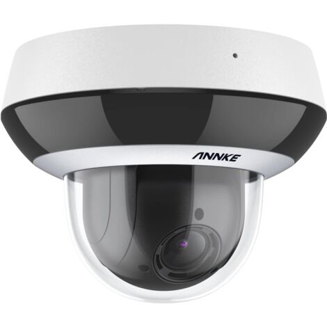 ANNKE CZ400 4MP Telecamera di sorveglianza di rete PoE Super HD IP PTZ zoom ottico motorizzato 4x 2,8-12 mm, H.265+, IK10 antivandalismo, telecamera di sicurezza, impermeabile IP67, registrazione audi
