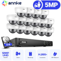 ANNKE Sistema de Cámaras de Seguridad Vídeo 16 × Cámara Inteligente Visión Nocturna Acceso Remoto Kit Camara de Vigilancia 4TB