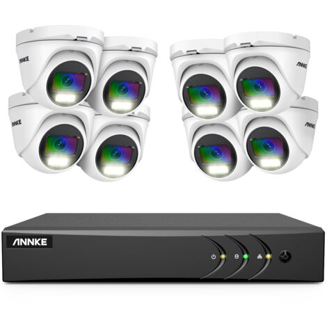 ANNKE CCTV Kit DVR 82MP Full Color Night Vision Smart Security Camera System (1/5)