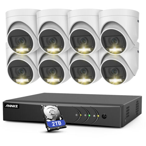 ANNKE 8CH Video Security System Set H.265+ 5 in 1 DVR Recorder 2MP Camera Outdoor Waterproof Protection CCTV Kit 8Camera - 2TB HDD (1/5)