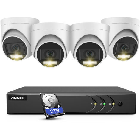 ANNKE 8CH Video Security System 5 in 1 H.265+ DVR Recorder 2MP Camera Outdoor Waterproof Protection CCTV Kit 4Camera - 2TB HDD (1/5)