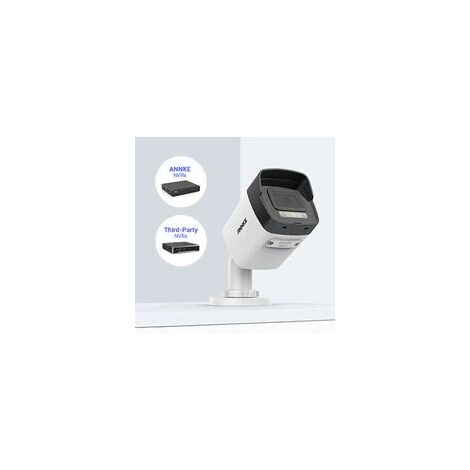 ANNKE-AC500 - 3K Dual Light PoE Outdoor Security Camera, Color and IR Night Vision, 30721728 Resolution, f/1.6 Aperture (0.005 Lux), People and Vehicle Detection, Built-in Microphone, IP67