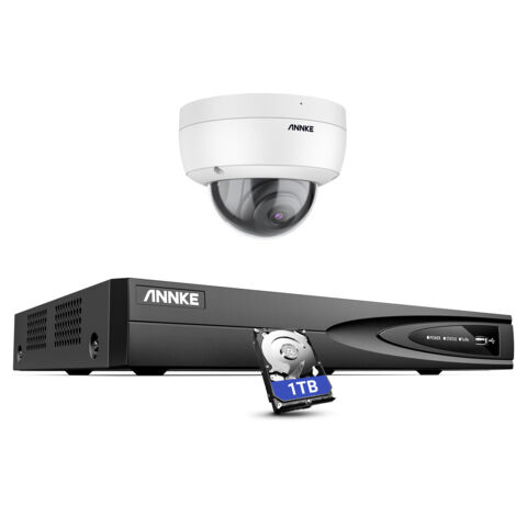 ANNKE 8 Channel NVR IP 3K IR Network Camera Security Camera System Audio Record H.265+ Color Night Vision IP67 Weatherproof CCTV Kit - 1TB HDD (1/5)
