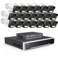 ANNKE 3K Outdoor Security Camera, 32CH NVR and 20X 5MP PoE IP Camera, Person/Vehicle Detection, Color Night Vision, Video Surveillance Kit, 6TB HDD